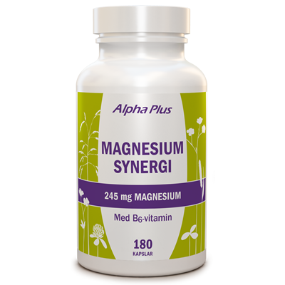 Magnesium Synergi 180 kapslar Alpha Plus