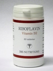 Vitamin B2 Riboflavin Enkelmedel 60 tabletter EVP