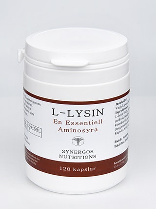 L-Lysin 500mg 120 kapslar EVP