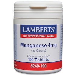 Manganese 4mg 100 tabletter Lamberts