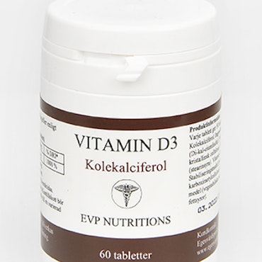 D-vitamin 2000ie 50µg 60 tabletter EVP
