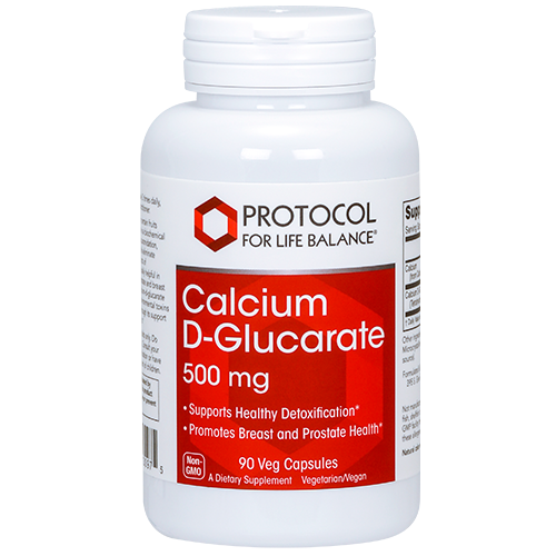 Kalcium (Calcium) D-Glucarate 500mg 90 kapslar Protocol For Life