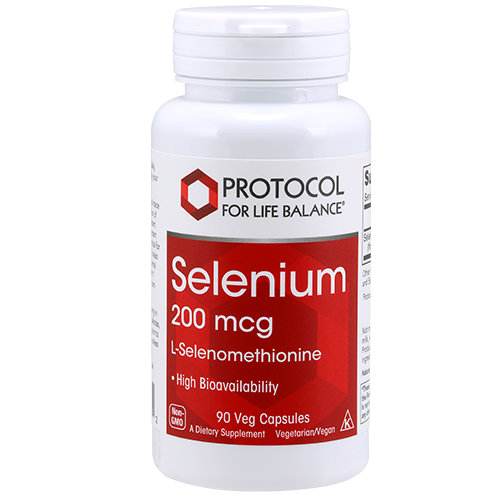 Selenium 200 mcg 90 kapslar Protocol For Life (Selen)