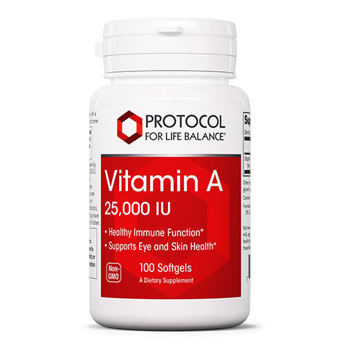 Vitamin A 25000 IU 100 mjuka kapslar Protocol For Life