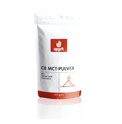 C8 MCT-pulver 250 gram Upgrit