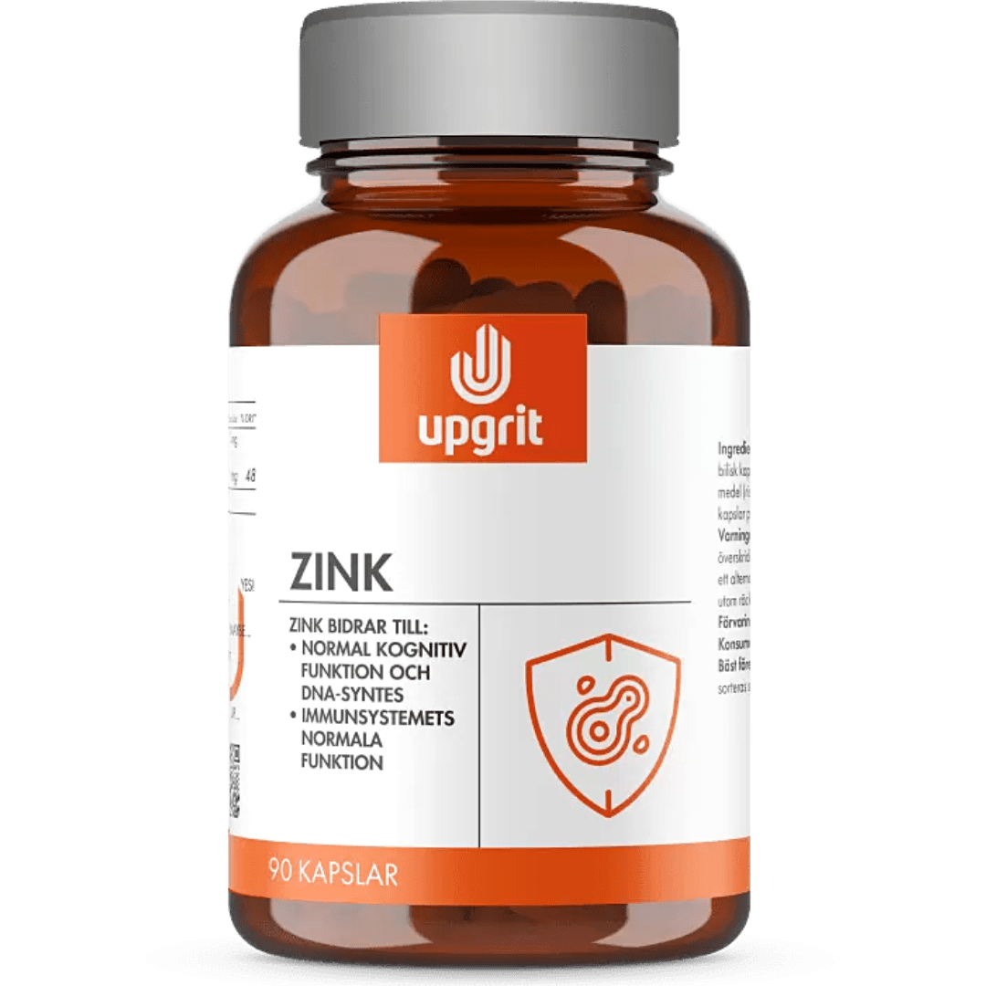 Zink (zinkbisglycinat) 60 kapslar Upgrit