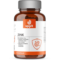 Zink (zinkbisglycinat) 60 kapslar Upgrit