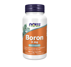 Boron (Bor) 3 mg 100 kapslar NOW