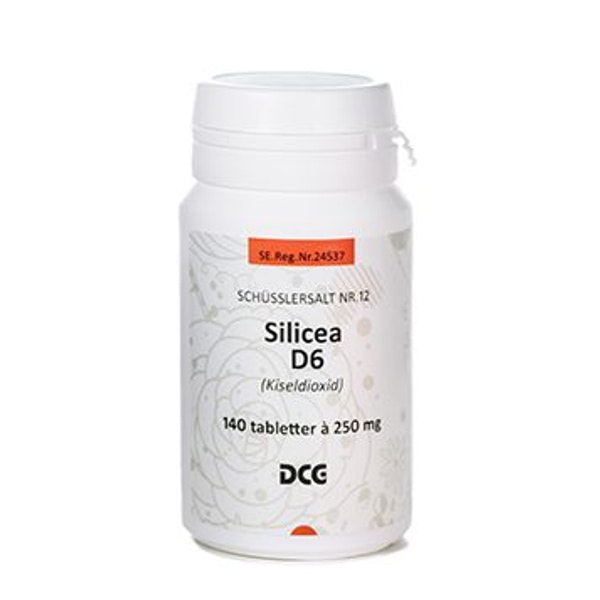 Silicea D6 (kollodial kiseldioxid) 250mg 140 tabletter DCG