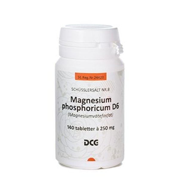 Magnesium phosphoricum D6 250mg 140 tabletter DCG