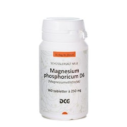 Magnesium phosphoricum D6 250mg 140 tabletter DCG