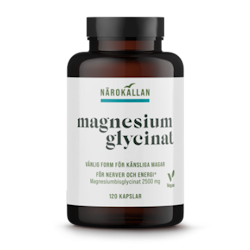 Magnesiumglycinat 120 kapslar Närokällan