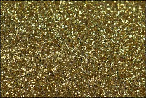 PET Glitter Guld - 6020-50 cm bred metervara