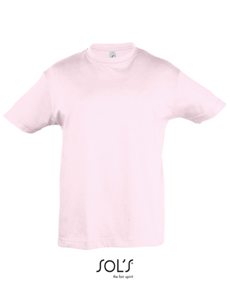 Barn T-shirt- Rosa - Ekologisk