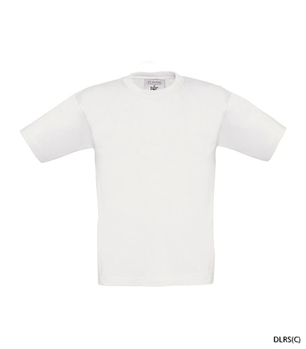 T-shirt barn vit - Ekologisk