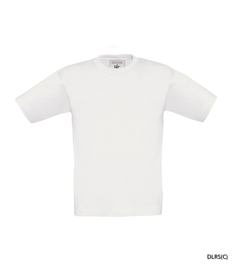 T-shirt barn vit - Ekologisk