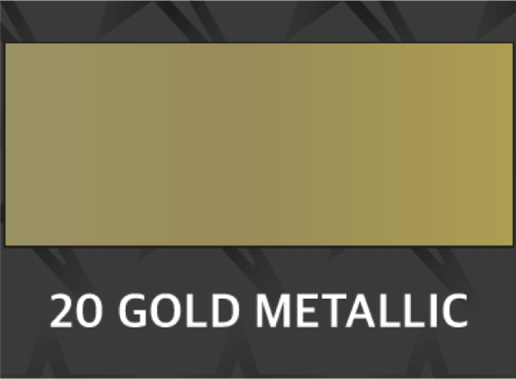 Premium Guldmetallic 1020 - bredd 50 cm, metervara