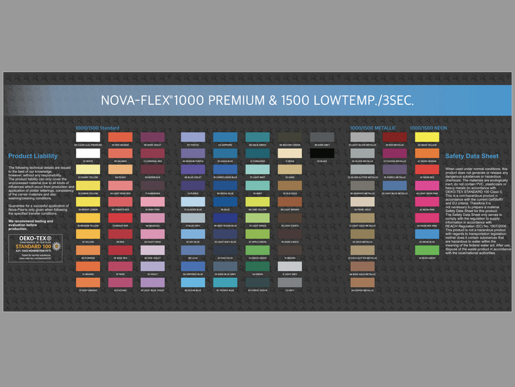 Premium Neonblå 1003 - bredd 50 cm, metervara