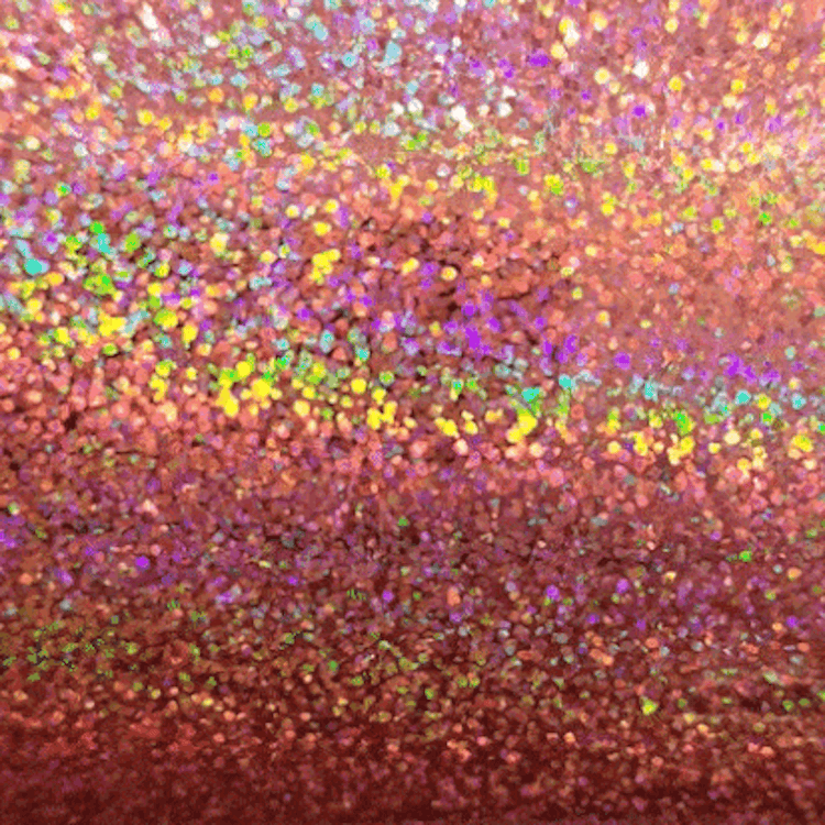 Intense sparkle - Rosé guld, ark 30x30 cm