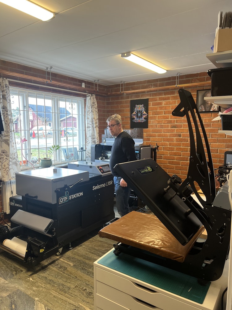 42x100cm - Textiltransfer - DTF för alla textilier mörkt o ljust