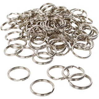 Nyckelringar i två storlekar - 10-pack