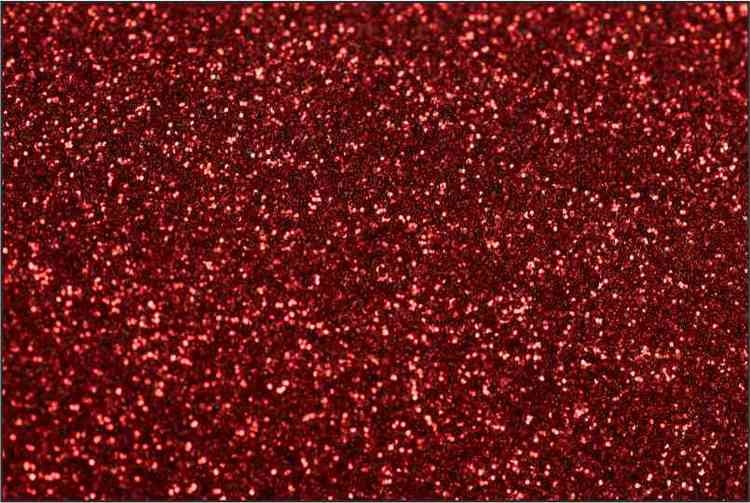 PET Glitter Röd - 6020