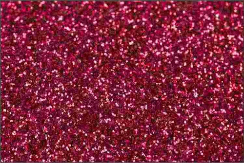 PET Glitter Kardinalröd - 6072