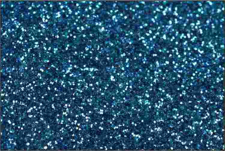 PET Glitter Himmelsblå - 6065