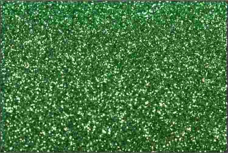 PET Glitter Mellangrön - 6078