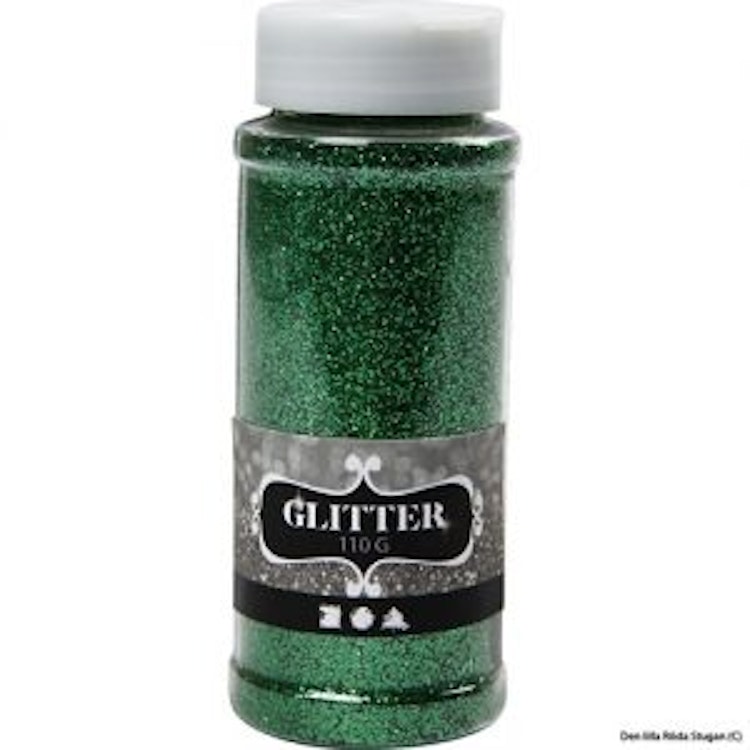 Glitterpulver - Grön