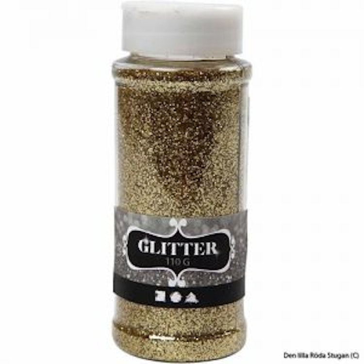 Glitterpulver - Guld