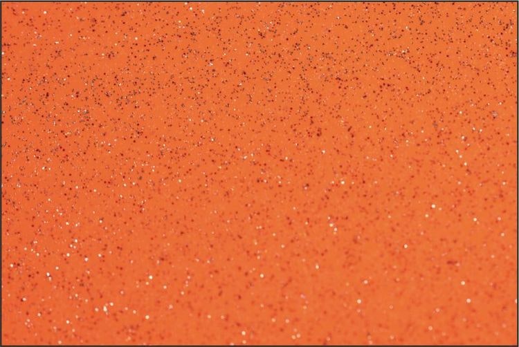 Pu Glitter Orange -1815