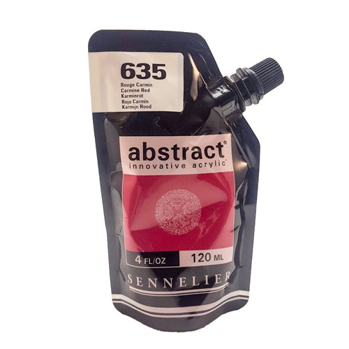 Akrylfärg Sennelier Abstract - Hög pigmentering - Carmine Red 635