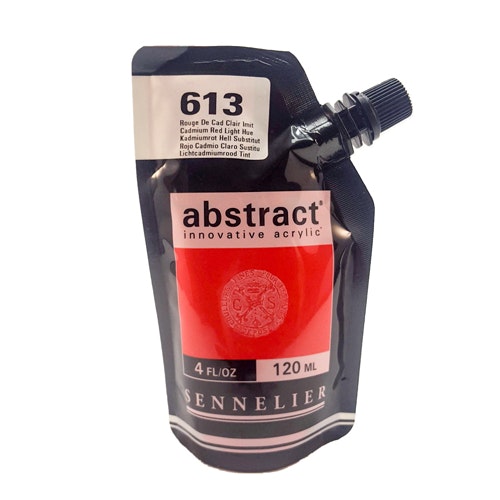 Akrylfärg Sennelier Abstract - Hög pigmentering - Cad Red Light Hue 613