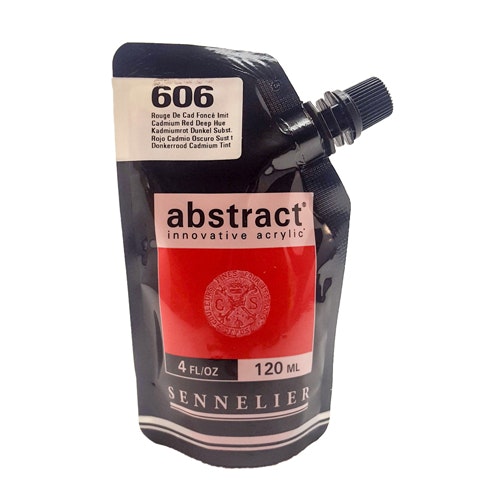 Akrylfärg Sennelier Abstract - Hög pigmentering - Cad Red Deep Hue 606