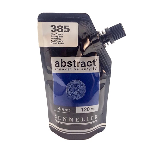 Akrylfärg Sennelier Abstract - Hög pigmentering - Primary Blue 385
