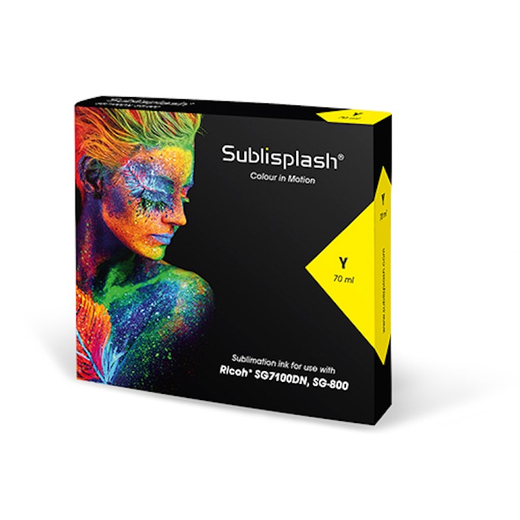 Sublisplash® Passande Ricoh SG 7100DN och SG 800, 400 70/77 ml