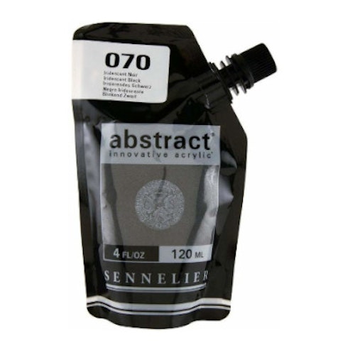 Akrylfärg Sennelier Abstract - Hög pigmentering - Iridescent Black 070