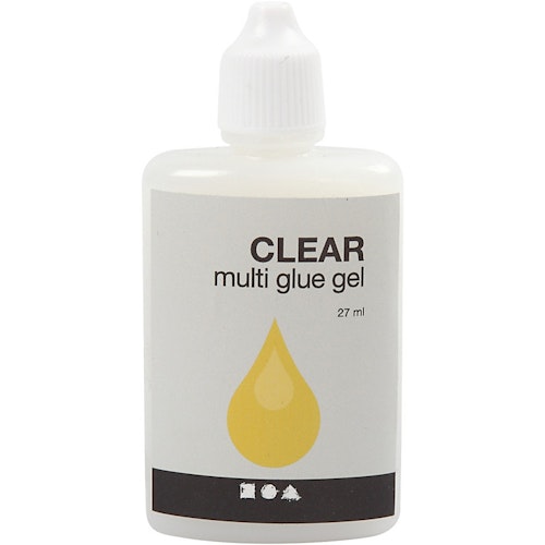 Clear multi glue gel