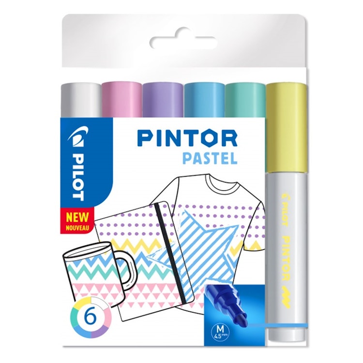 Pintor Medium 6-pack Pastel