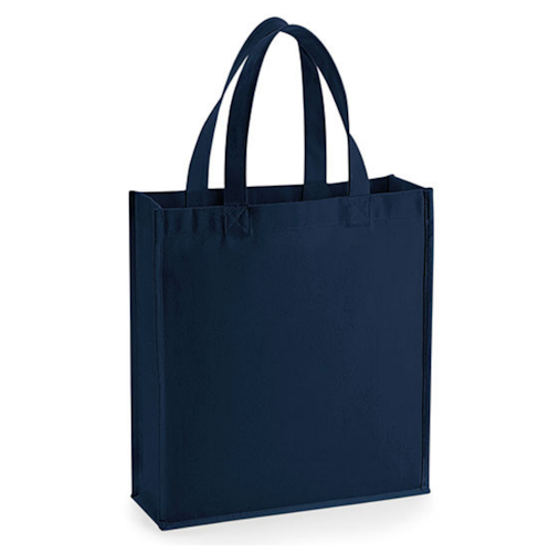 Gallery Canvas Gift Bag - Navy
