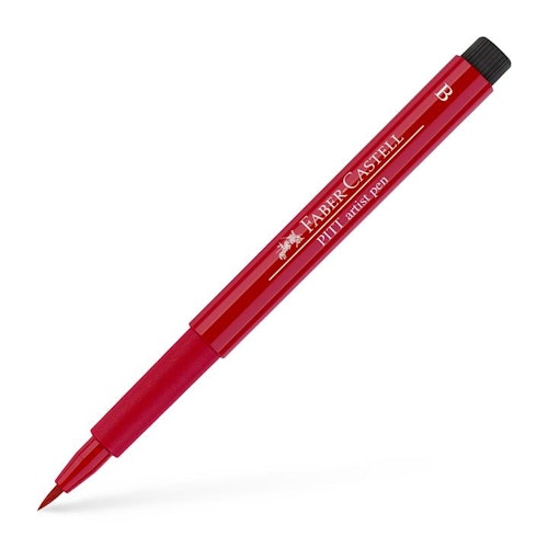 Faber Castell Pitt Artist Pen Brush - Deep scarlet red