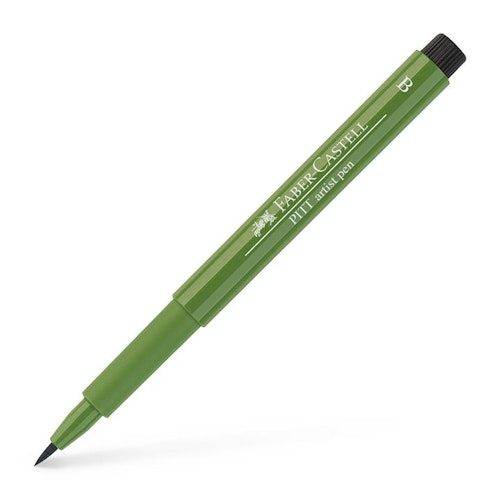 Faber Castell Pitt Artist Pen Brush - Green olive