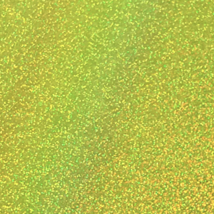 Intens sparkle - Flou gul, ark 30x50 cm