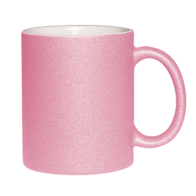 Mugg 80 Glitterrosa