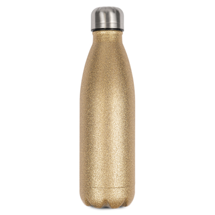 Glitterguld Termosflaska -  500 ml