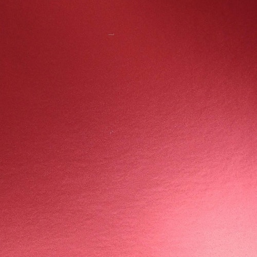 Borstad stål - Röd, ark 30x30 cm