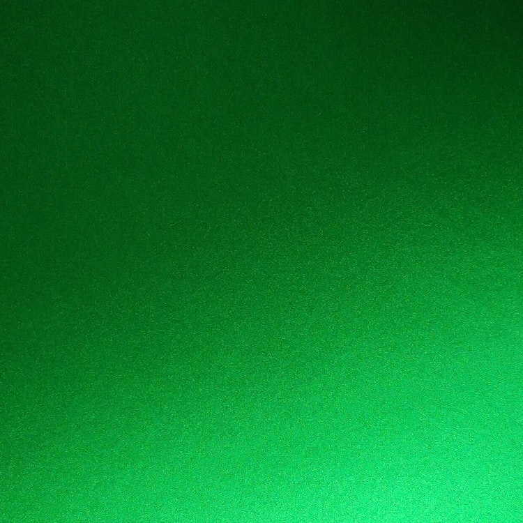 Borstad stål -  Gräsgrön, ark 30x30 cm