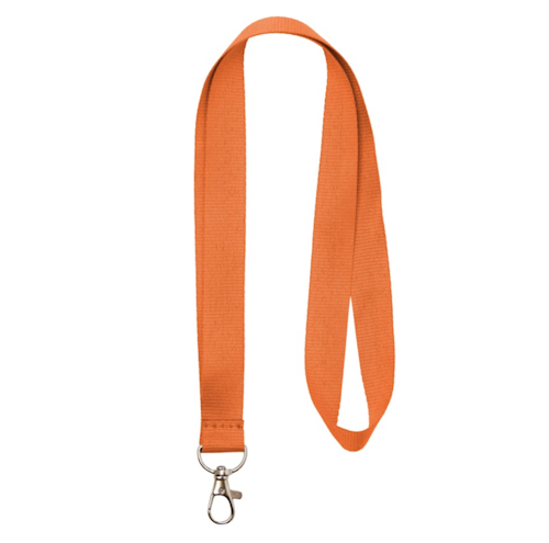 Nyckelband - Lång Orange