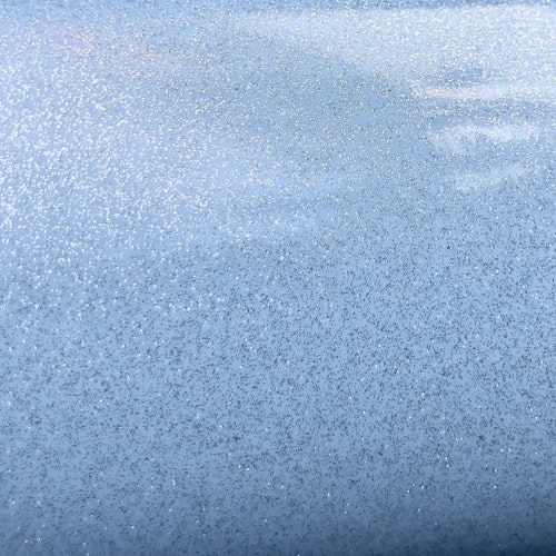 Glitter - Ljusblå - ark 30x50cm